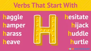 Verbs That Start With H