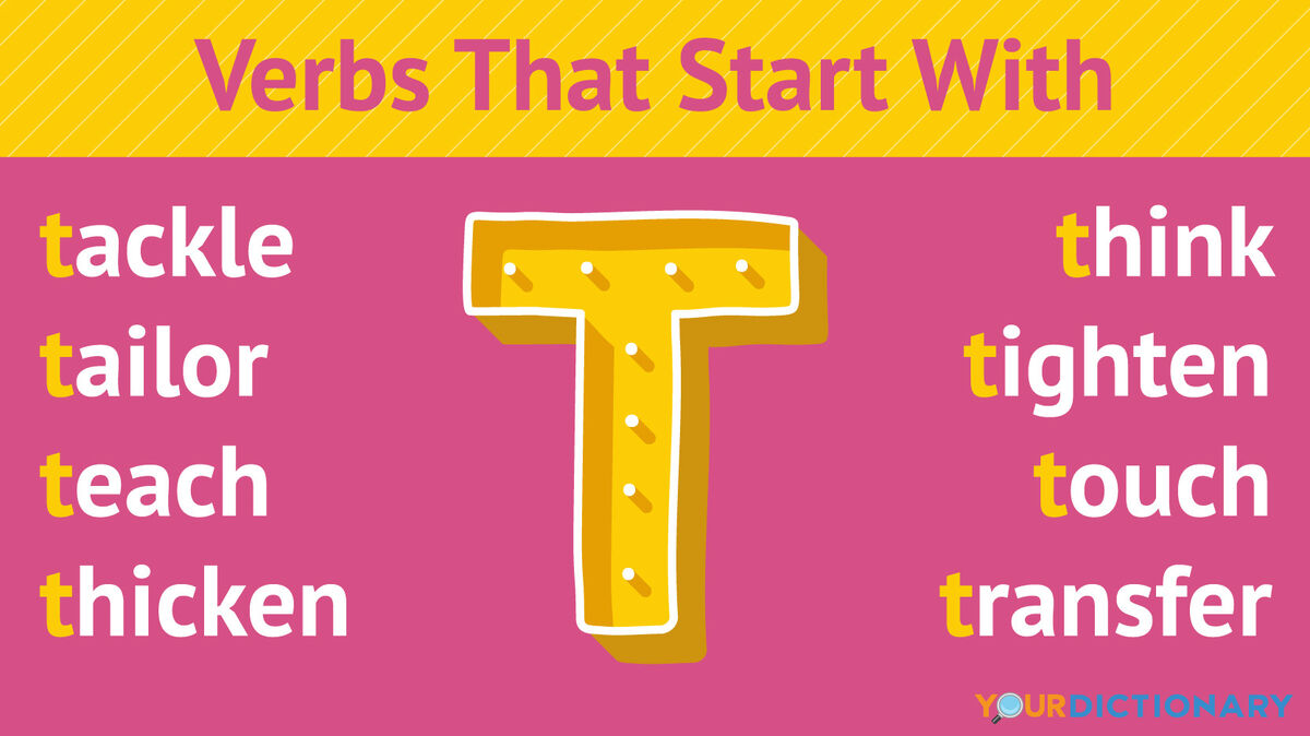 Verbs That Start With T