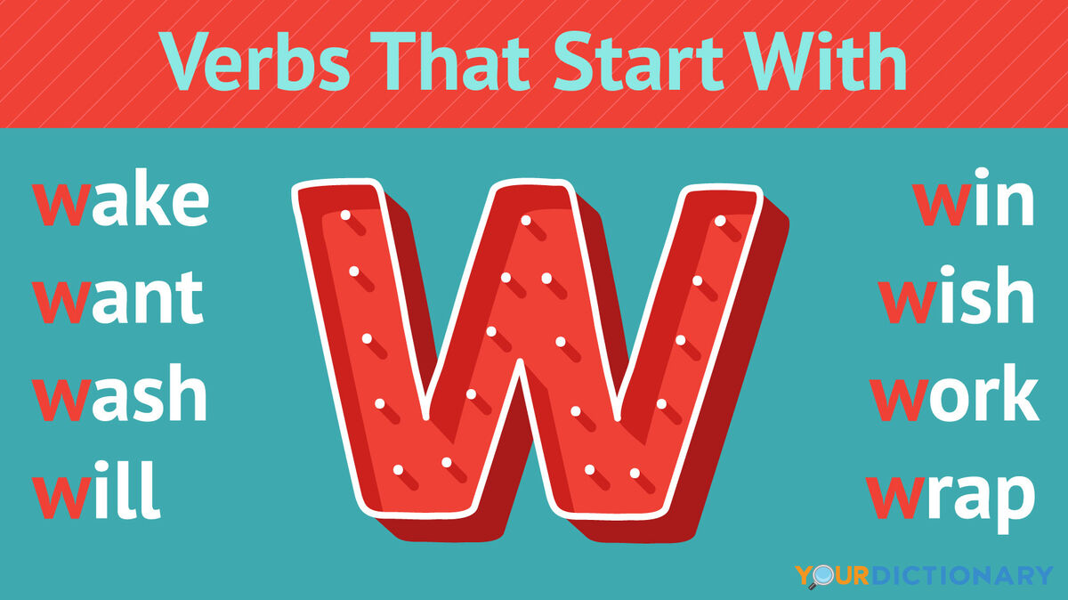 Verbs That Start With W