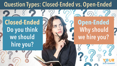 Woman Example of Open Ended and Closed Ended Questions