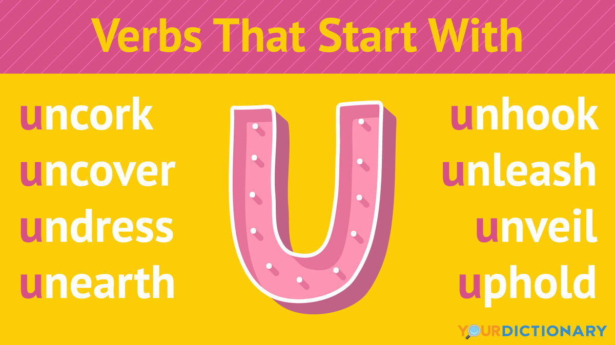 Verbs That Start With U