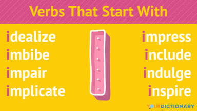 Verbs That Start With I