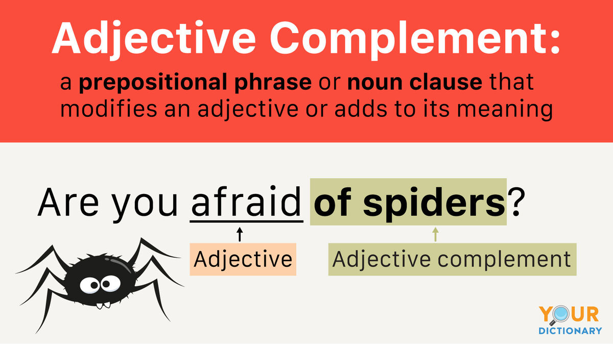 Complement Meaning Adjective