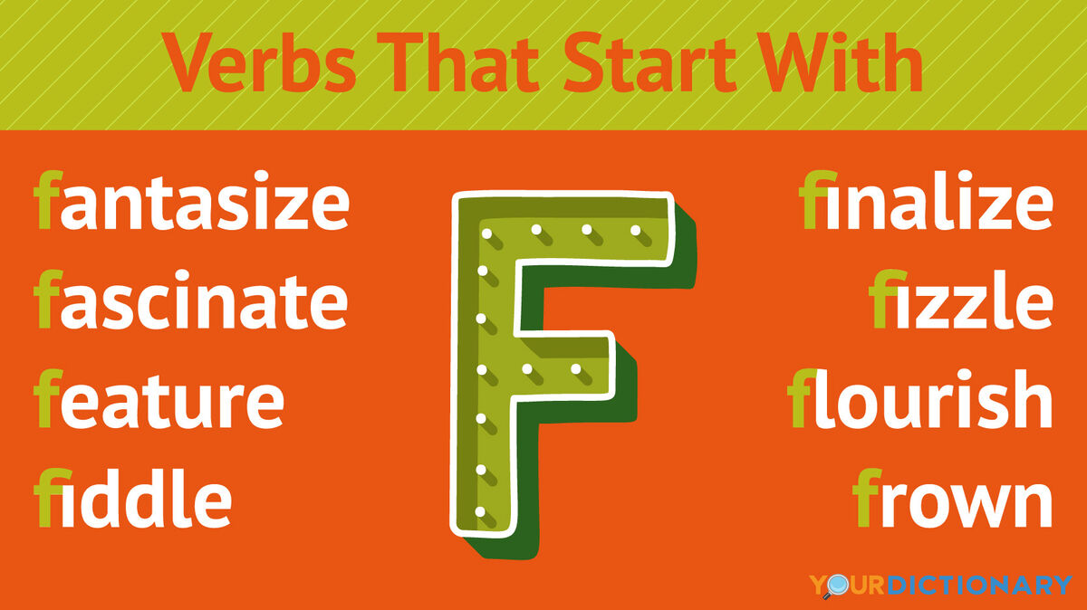 Verbs That Start With F