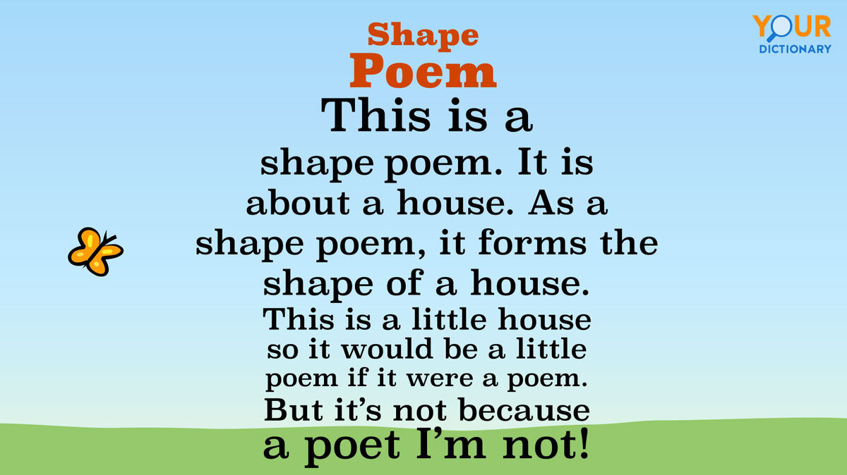 house shape poem