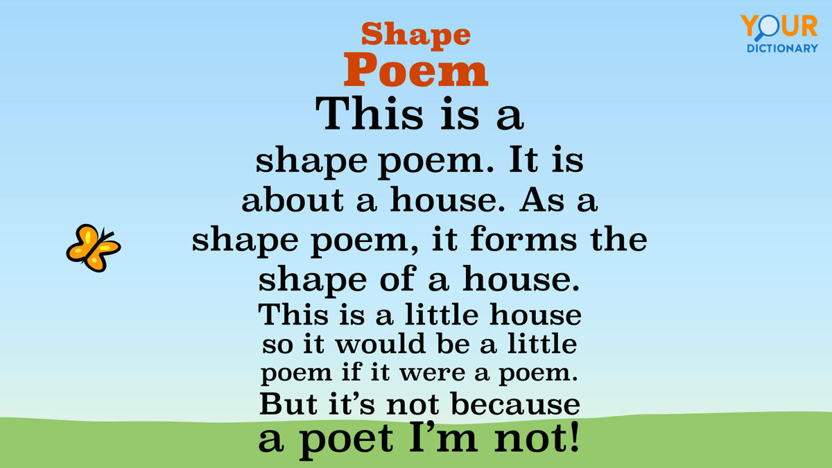 Examples Of Shape Poems For Kids YourDictionary, 50% OFF