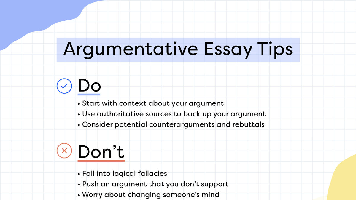 how to start an argumentative essay introduction