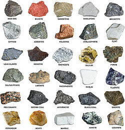 Rock chart as sedimentary rock examples