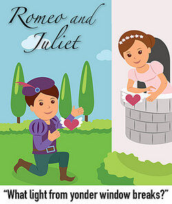 Romeo and Juliet as syntax in literature examples
