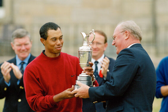 Tiger Woods wins open championship
