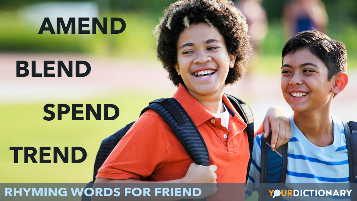 100+ Words That Rhyme With Friend