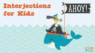 pirate whale and parrot with Ahoy! interjection flag