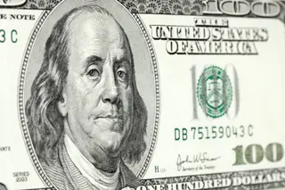 Benjamin Franklin on $100 bill