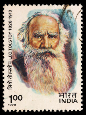 Leo Tolstoy commemorative postage stamp