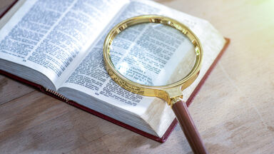 Open Dictionary and Magnifying Glass