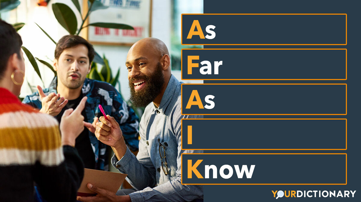 What Does AFAIK Mean The Abbreviation Explained YourDictionary