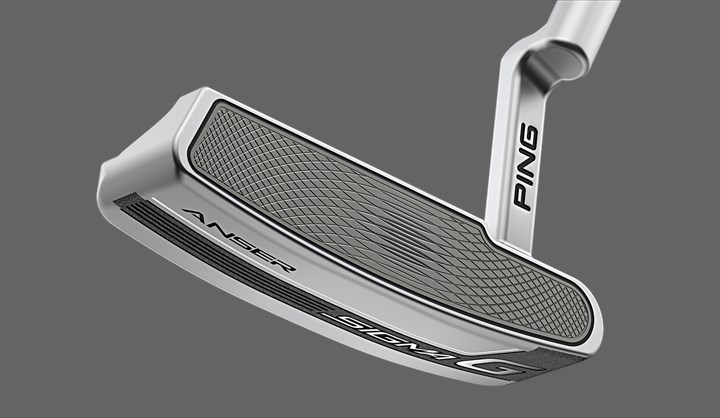 ping anser putter face on view