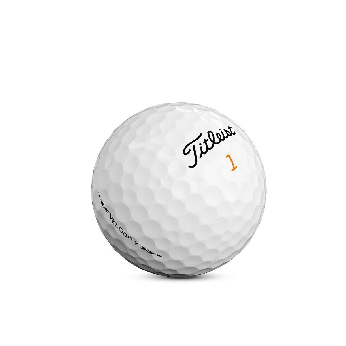White Titleist Velocity golf ball