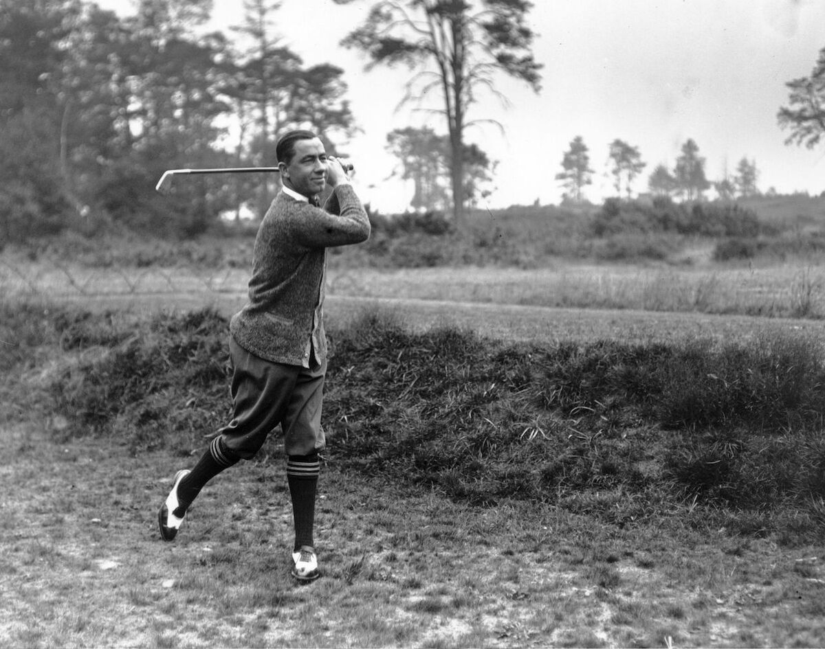 Walter Hagen golf swing