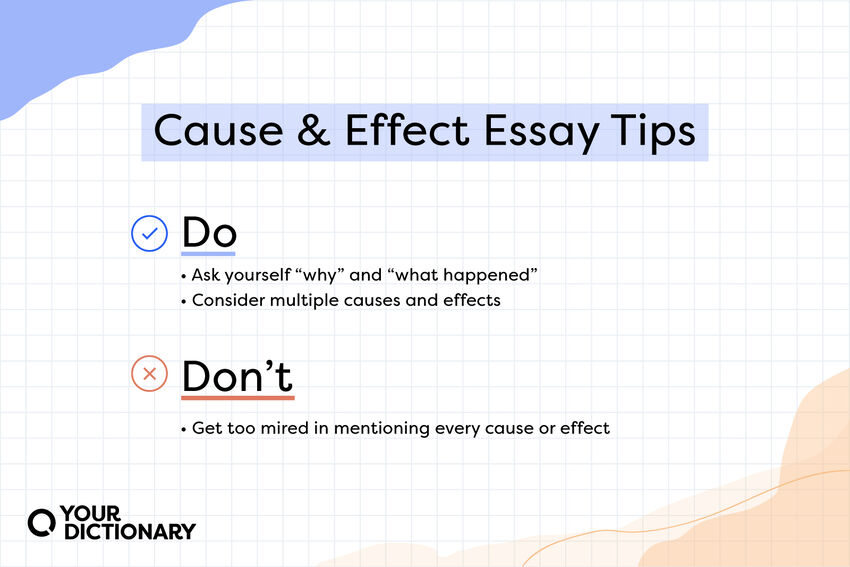 cause and effect outline template