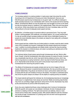 Cause And Effect Essay Examples