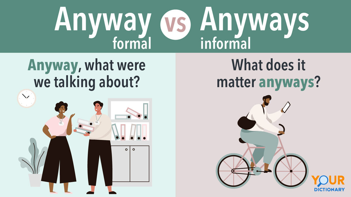 Aprendamos La Diferencia En Inglés De Anyway Y Any Way , 40% OFF