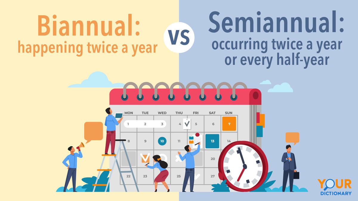 Biannual Vs Semiannual Demystifying Meaning And Usage YourDictionary