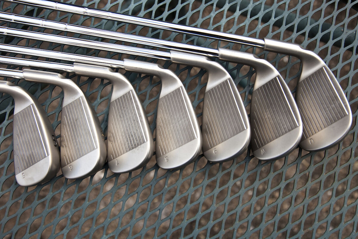 set of golf clubs