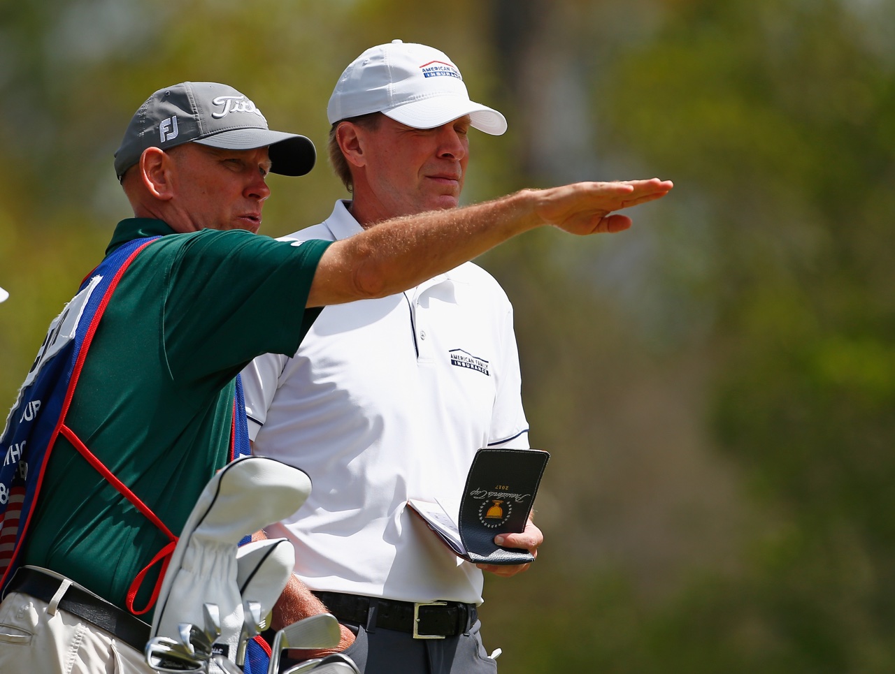 Steve Stricker’s caddie discusses course strategy