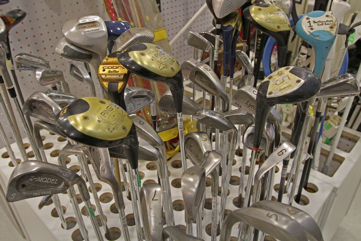 used golf clubs at store
