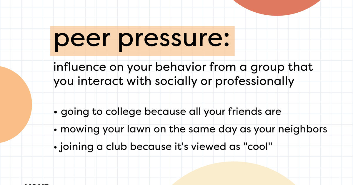 peer pressure is beneficial essay