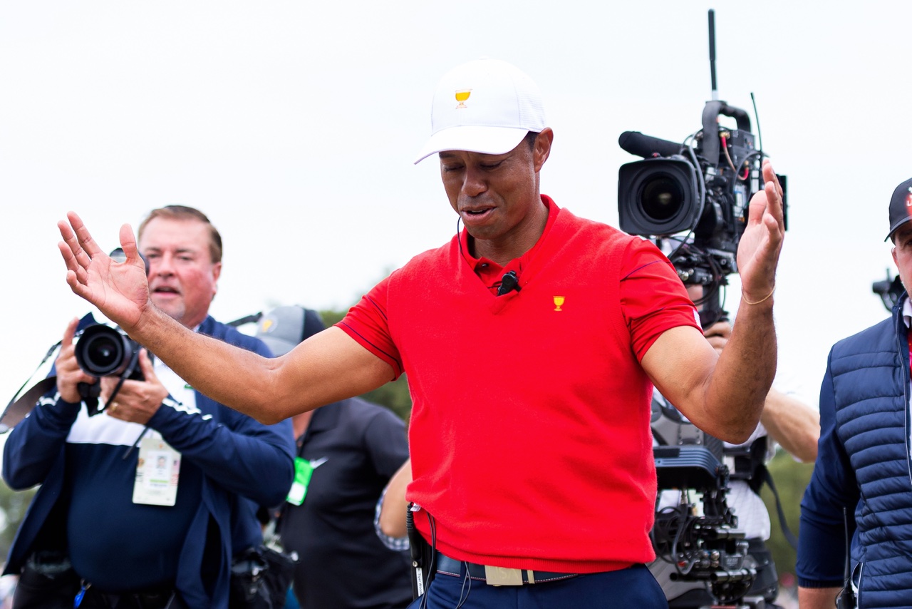 Tiger Woods was a playing captain in 2019