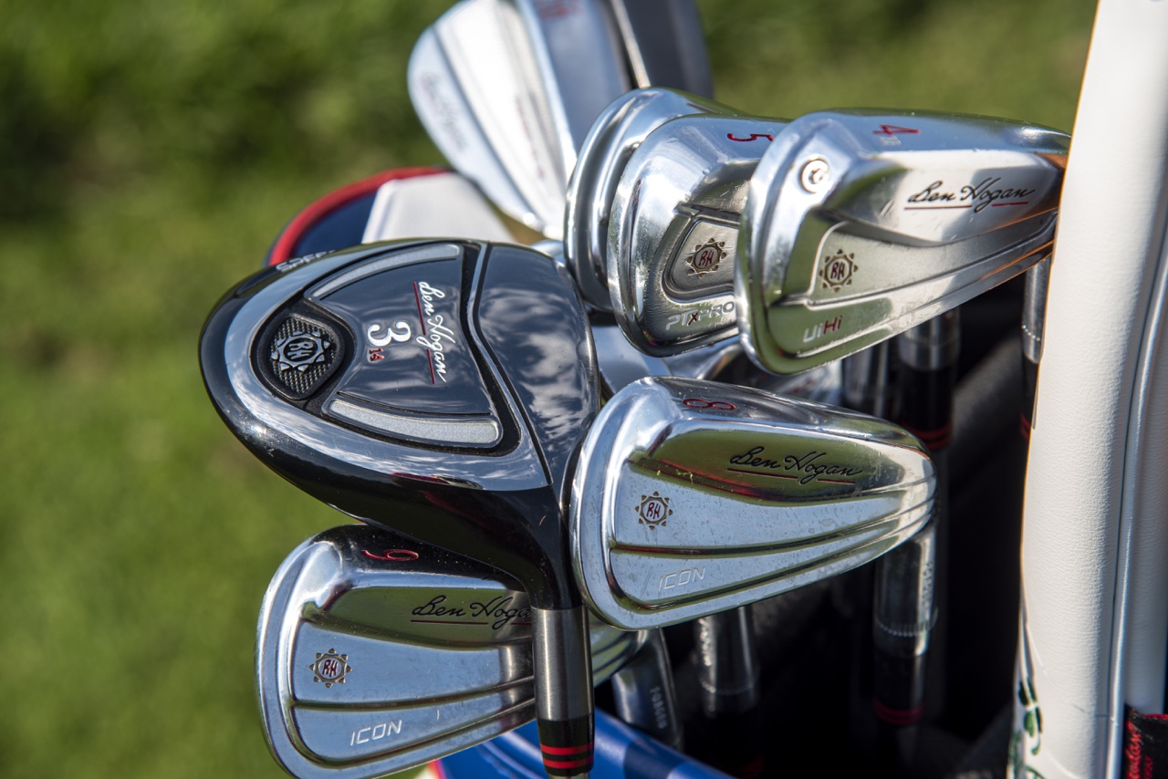 ben hogan irons in a golf bag ben hogan irons in a golf bag