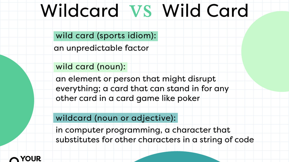 Where Does the Phrase 'Wild Card' Come From?