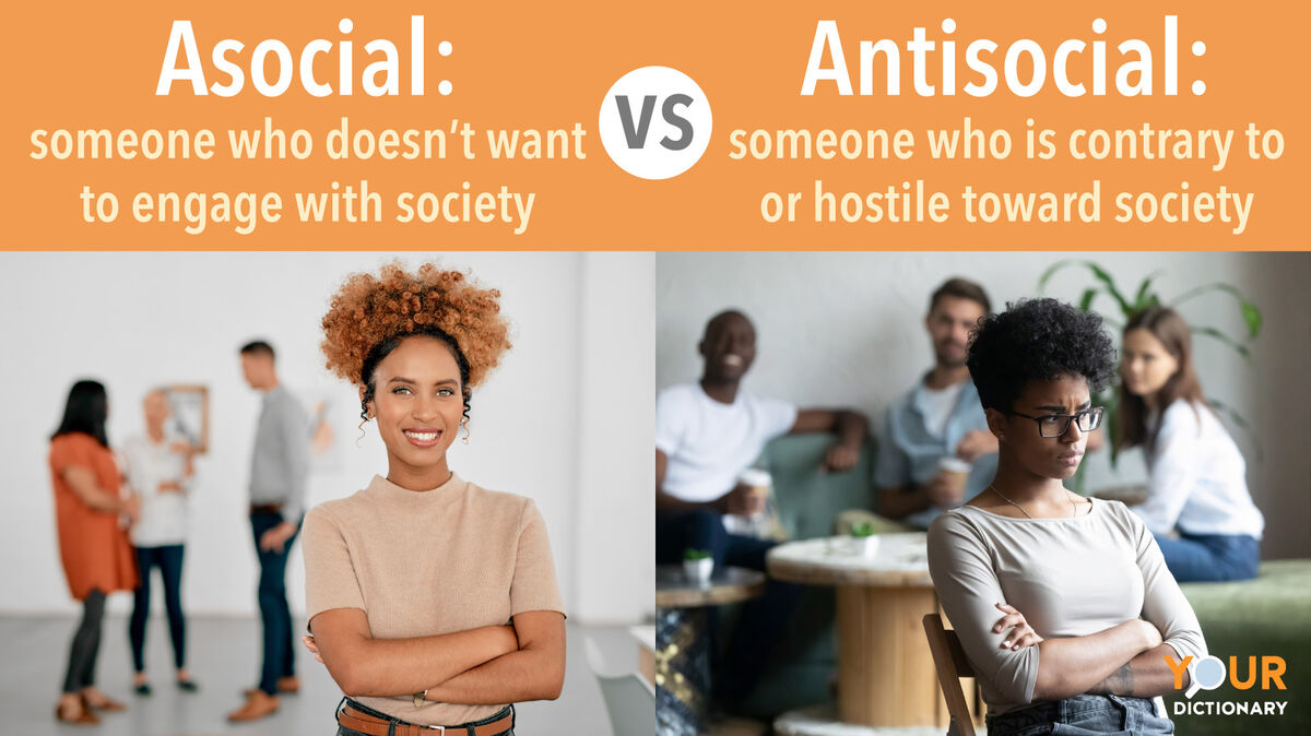 Asocial -  Girl apart from her colleagues vs Antisocial - Girl outcast sitting apart from peers