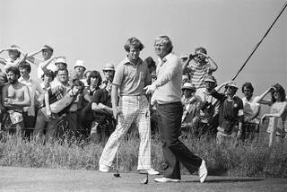 Tom Watson and Jack Nicklaus duel in the sun