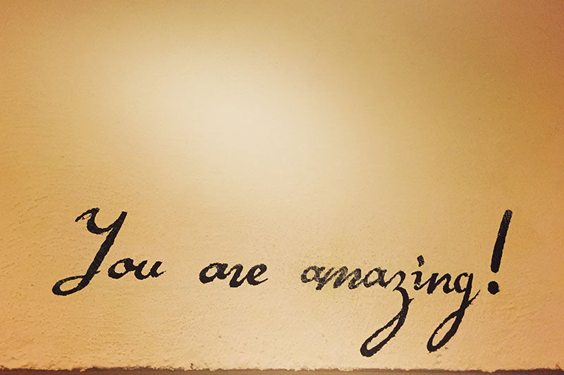 exclamatory sentence: You are amazing!