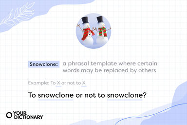 Snowman Couple With Snowclone Example And Definition