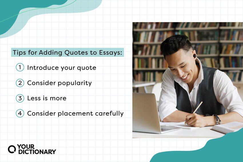 how to put someone's quote in an essay