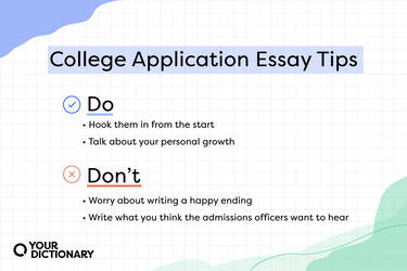 how do you write a college application essay example