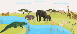 African savanna ecosystem
