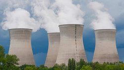 cooling towers of nuclear power plant