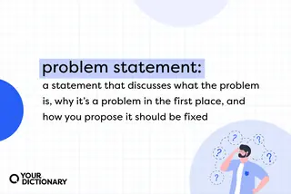 definition of "problem statement" from the article