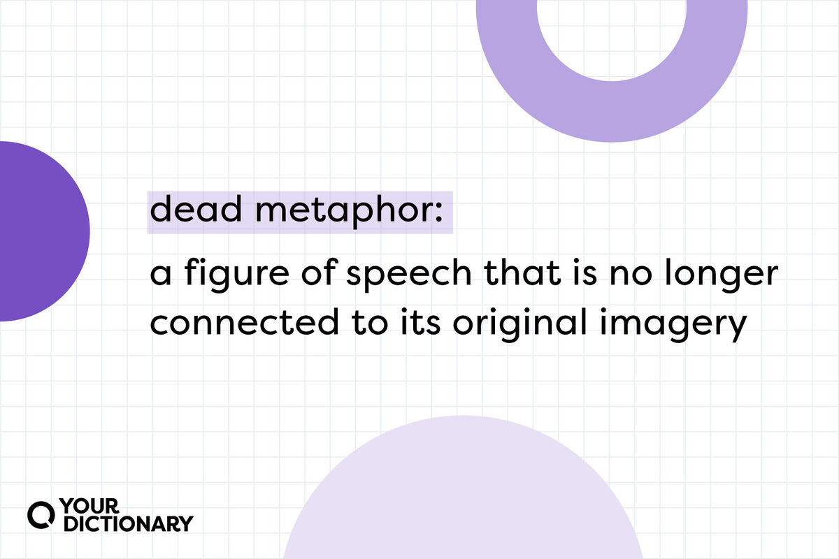 definition of "dead metaphor" from the article