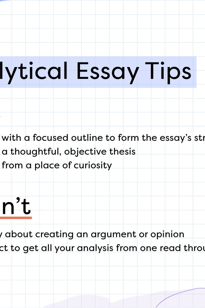 analytical essay writing tips