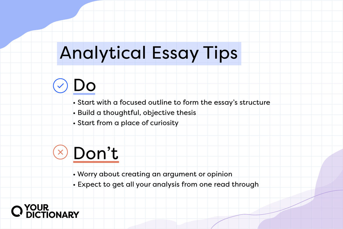 tips for writing analytical essays