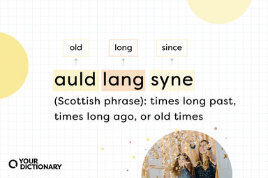 translation and definition of "auld lang syne" from the article