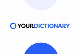 Logo of YourDictionary with circle background