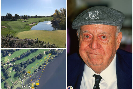 Robert Trent Jones and two golf holes he designed