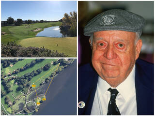 Robert Trent Jones and two golf holes he designed